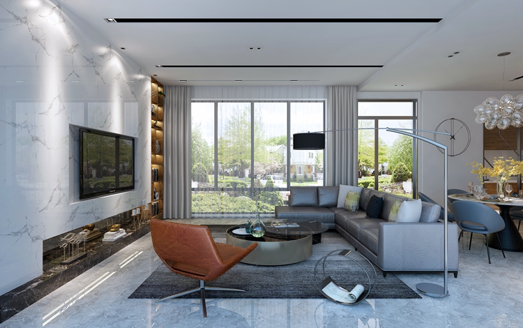 红蚂蚁装饰万科大家200平现代简约风格美宅赏析